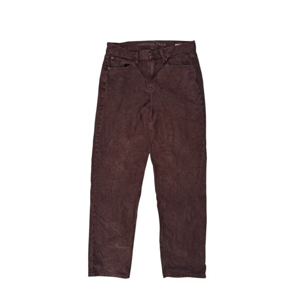 American Eagle Outfitters Pants - AMERICAN EAGLE 90s Straight Corduroy Pants in Dark Brown Size 6 Regular Womens